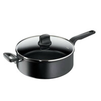 Chảo TEFAL G28937 HARD TITANIUM PRO Schmorpfanne m.D. 28cm – có vung kính và quai cầm