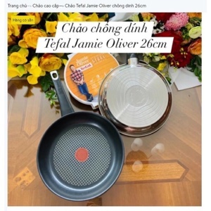 Chảo Tefal Jamie Oliver Titanium 26cm