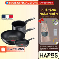 Chảo Tefal Unlimited Titanium chống dính bếp từ Chính hãng, chiên xào sâu lòng 20cm-28cm- Made in France- HAPOS
