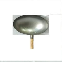 CHẢO THÉP 1 TAY CẦM CÁN GỖ CHIÊN CƠM,XÀO MÌ.