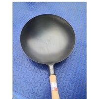 Chảo thép carbon  chảo chống dính tay cầm gỗ