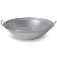 Chảo thép công nghiệp dùng bếp từ đáy võng 50cm