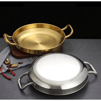 Chảo Thép Vàng Chiên Thức Ăn - 28cm
