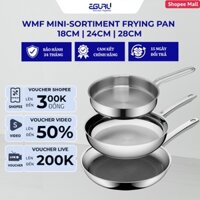 Chảo Thép WMF Profi Size 18, 24, 28Cm Hàng Đức Chính Hãng,Thép Không Gỉ, Đáy Từ Dùng Mọi Loại Bếp