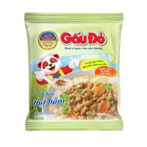 Cháo thịt bằm Gấu Đỏ gói 50g