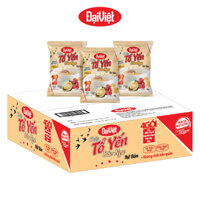 Cháo tổ yến bào ngư thịt bằm Đại Việt - THÙNG 30 GÓI - Yến thật, bào ngư thật, không chất bảo quản