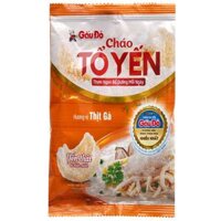 CHÁO TỔ YẾN GẤU ĐỎ VỊ THỊT GÀ (GÓI 50G)