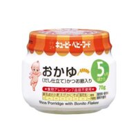 Cháo trắng nấu với nước dùng cá bào Kewpie 70g