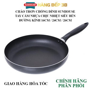 Chảo chống dính Sunhouse CT24 (CT-24) - 24cm
