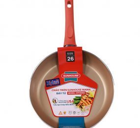 Chảo trơn Sunhouse Mama đáy từ SFP26MA 26cm