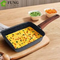 Chảo trứng chiên FUNG Tamagoyaki, Chảo trứng chống dính vuông, Bếp Gas Dụng cụ nấu nướng dày đa năng phong cách Nhật Bản Chảo chiên hình chữ nhật cho bánh kếp trứng