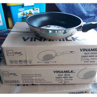 Chảo từ 3 đáy inox 304 quà tặng Vinamilk