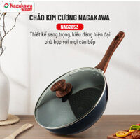 Chảo từ vung kính Nagakawa NAG2653 và NAG2853