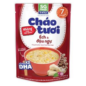 Cháo tươi Baby SG Food Ếch & Đậu ngự 240g
