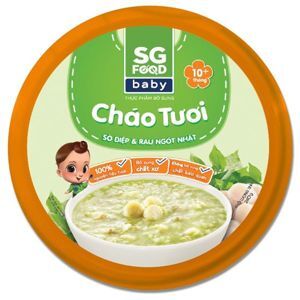 Cháo tươi Baby sò điệp rau ngót Nhật 240g