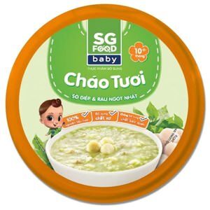 Cháo tươi Baby sò điệp rau ngót Nhật 240g