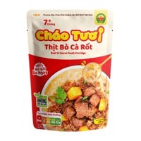Cháo tươi Cây Thị vị thịt bò, cà rốt gói 240g (từ 7 tháng)