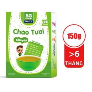 Cháo tươi nhuyễn SG Food Tôm & Bắp 150g