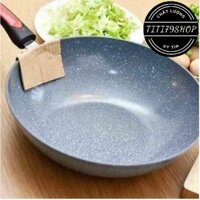 Chảo vân đá CERAMIC 32cm chống dính, dùng cho mọi loại bếp TITI79SHOP TT001