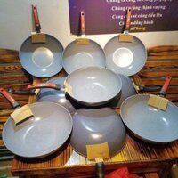 CHẢO VÂN ĐÁ CHỐNG DÍNH 32CM - CHẢO SÂU LÒNG-CVD32