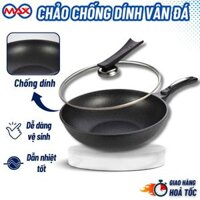 Chảo vân đấ chống dính siêu bền Coopia Hàn Quốc có nắp kính size 32cm khả năng dẫn nhiệt tốt phù hợp cho mọi gia đình