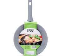 Chảo vân đá Green Cook GCP01-22IH (22cm) - Hàng chính hãng