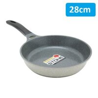 Chảo vân đá Lock&Lock dòng Stone 7 lớp các size từ 24cm đến 30cm LCA6243 LCA6263 LCA6283 LCA6285D LCA6305D - Chảo rán 28cm