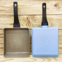 chảo vân đá vuông 20x23cm - chảo vân đá vuông