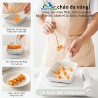 Chảo vuông Chảo chống dính đáy chiên trứng 18cm phong cách Nhật Bản cuộn Chảo ăn sáng GUOJ037