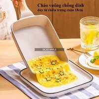 Chảo Vuông Chống Dính Đáy Từ Chiên Trứng Cuộn 18cm