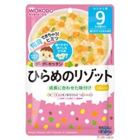 Cháo Wakodo 9 tháng Nhật Bản 80gr vị Phô Mai Risotto với Cá Bơn Rau Củ