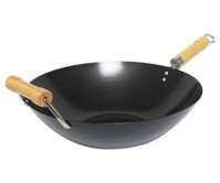 Chảo Wok Thunder Group TF002 35.6 cm Thép Cacbon        – Cheflink