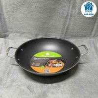 Chảo xào chống dính 2 quai sâu lòng size 36 cm Elmich