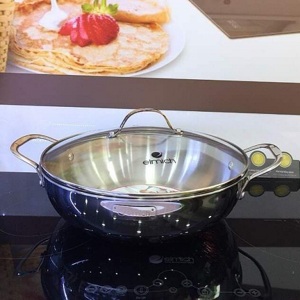 Chảo xào Inox 3 đáy Elmich Tri-Max 28cm EL-3797