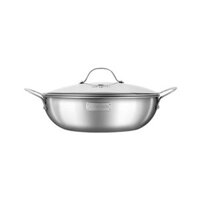 Chảo xào inox cao cấp 3 lớp đáy liền Elmich Trimax EL-3798 size 30cm