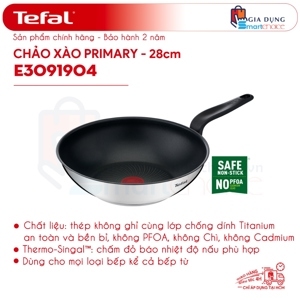 Chảo xào inox chống dính Tefal Primary 28cm E3091904