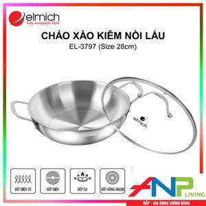 Chảo xào inox Elmich Trimax EL-3798 30cm