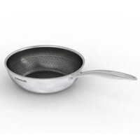 Chảo xào inox Sunhouse Healthy IN28M8 liền khối 28cm
