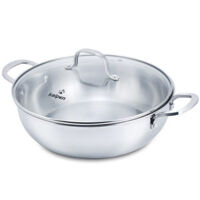 Chảo Xào Lẩu Inox Kalpen KP 8528 28cm inox 304