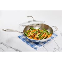 Chảo xào T Chef Series Wok Pan 30cm (nắp kính)