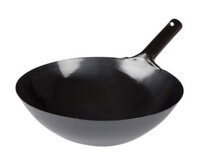 Chảo Xào Winco WOK-34 Thép Cacbon 35.6 cm Không Đinh Tán Bên Trong        – Cheflink