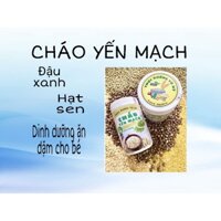 Cháo yến mạch đậu xanh, hạt sen, cháo dinh dưỡng ăn dặm cho bé Thực Dưỡng Từ Hỷ