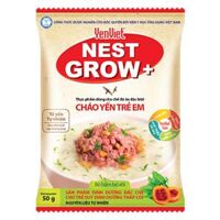 Cháo Yến Trẻ Em YenViet Nest Grow - Bò Bằm Bó Xôi 50g