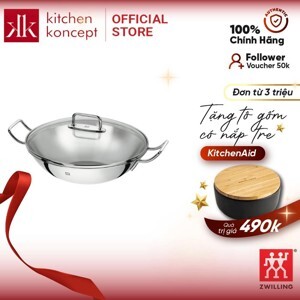 Chảo Zwilling Plus Wok 32cm