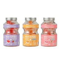 Chaobo Thương Hiệu Collagen Gummy Snacks Kẹo Snacks Xoài / Dâu / Trắng Hương Đào Đóng Chai 6.24