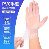 Chaohang găng tay dùng một lần nhựa PVC thực phẩm cấp thực phẩm và phục vụ nhà bếp 100 trong suốt và bền giá găng tay y tế găng tay cao su chống dầu