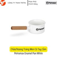 Chảo/Xoong Tráng Men Có Tay Cầm, Petromax Enamel Pan White - Xuất Xứ Đức | TriTinco.center