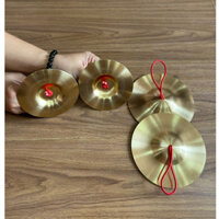 Chập cheng - nạo bạt - Chũm choẹ đồng vàng 18cm 20cm 22cm 25cm hàng nhập