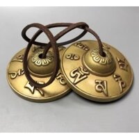 Chập Cheng, Tingsha Nepal Bằng Đồng Nguyên Chất  |Thủ Công Nepal|