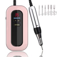 Charites 35000rpm Potable Nail Drill Machine Electric Nail Drill E-file Cordless Rechargeable Nail Drill for Acyclic Nails and Poly Gel Nails with ...